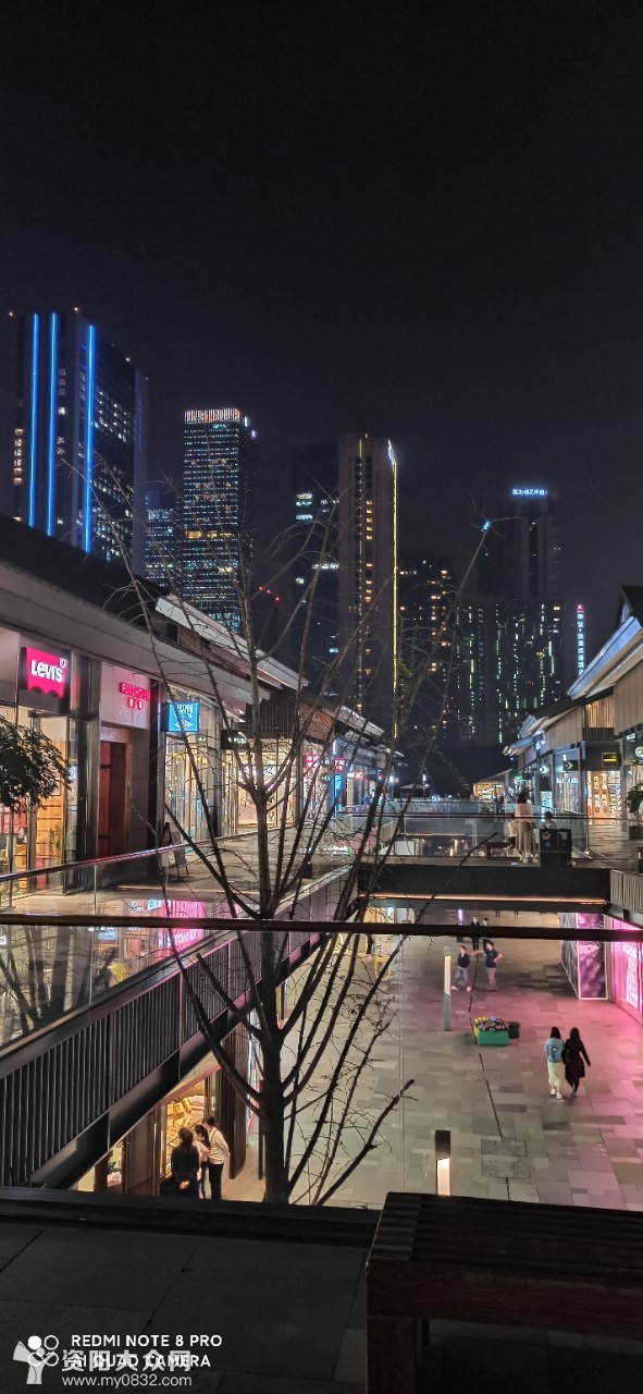 原创,成都春熙路的夜景