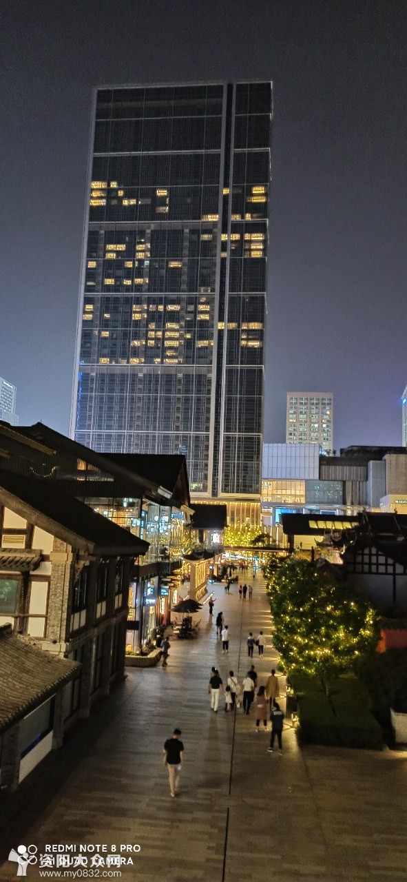 原创,成都春熙路的夜景